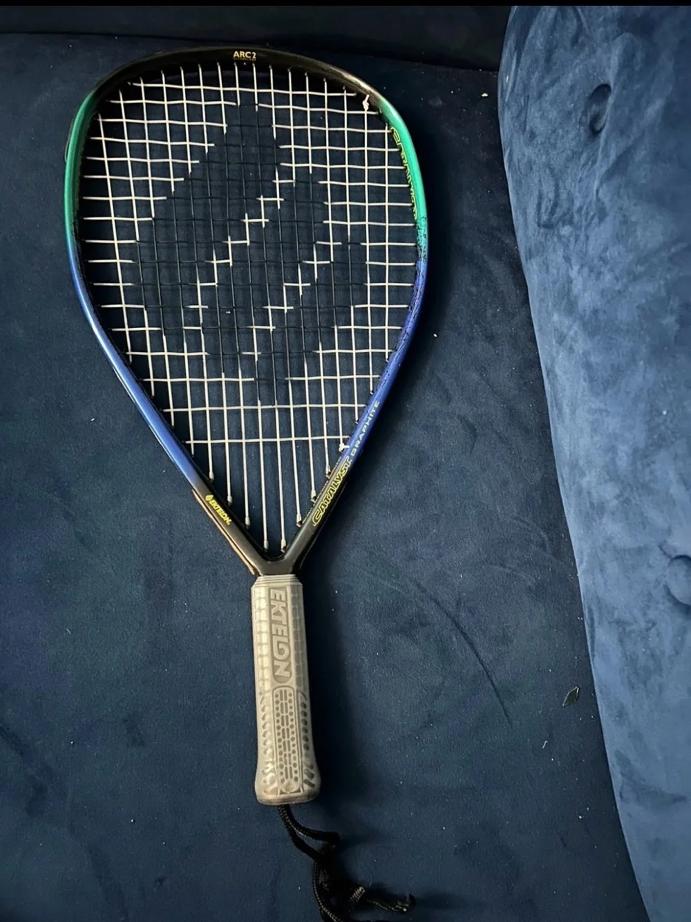 Ektelon Protege Arc 2 Fusion Graphite Racquetball Racquet w Case.